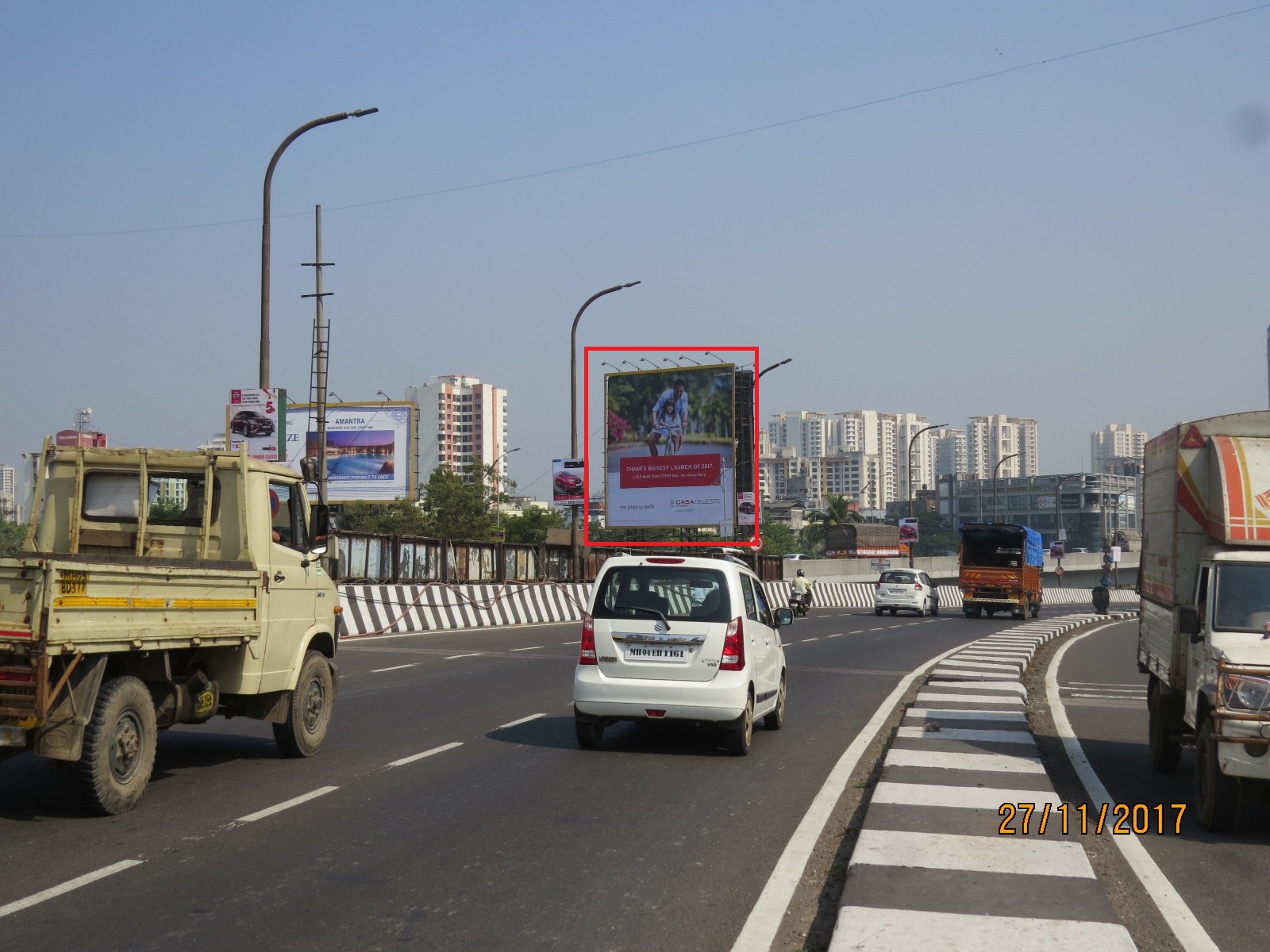 Majiwada Flyover hoarding